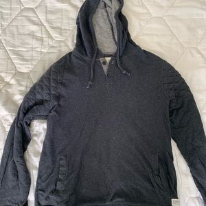 Gray padded light sweater